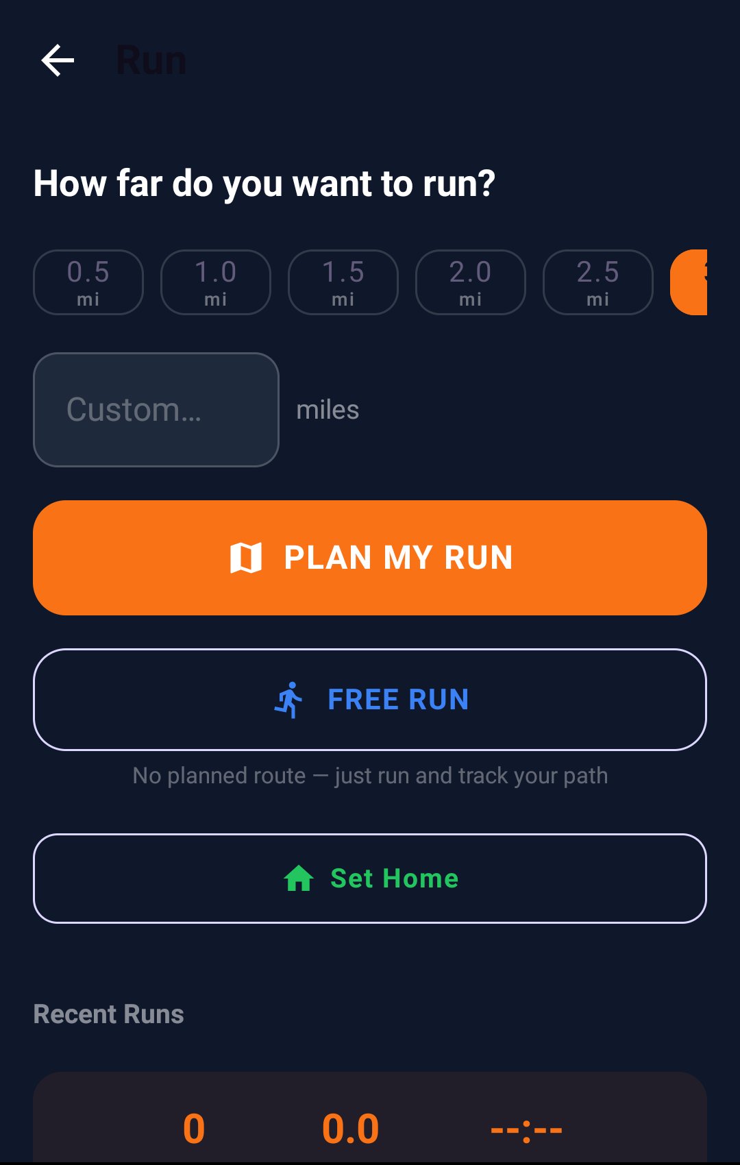 Run Tracker