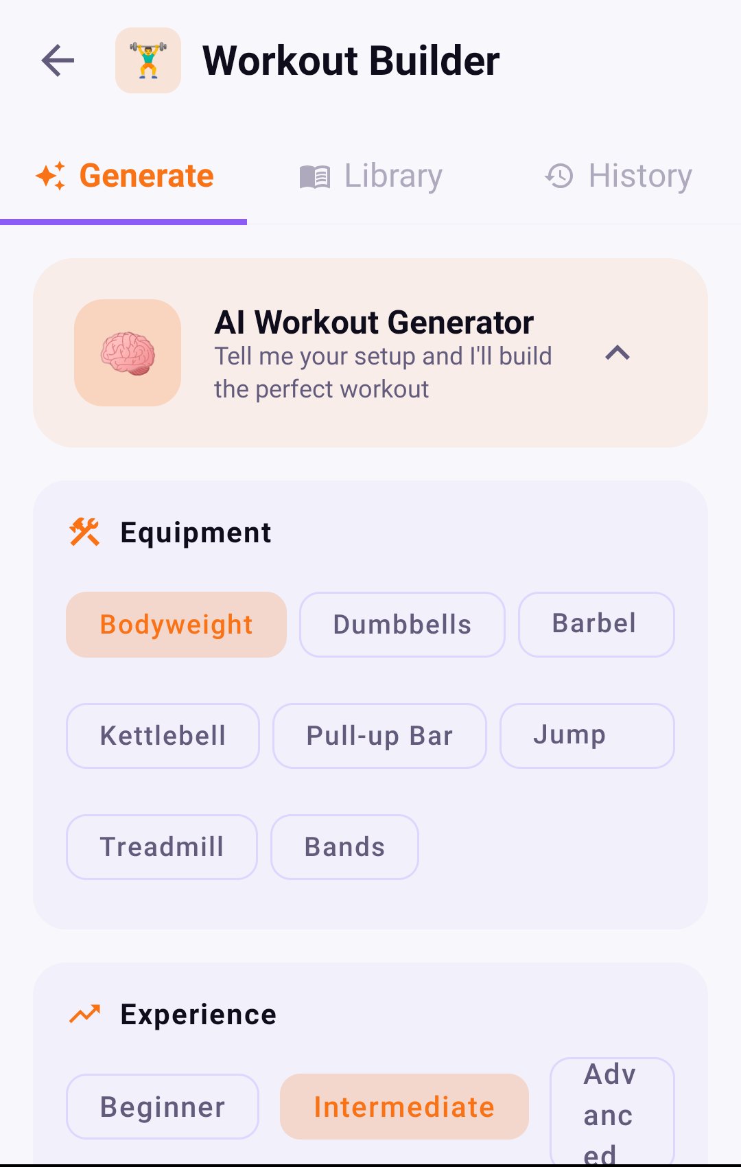 Workout Builder